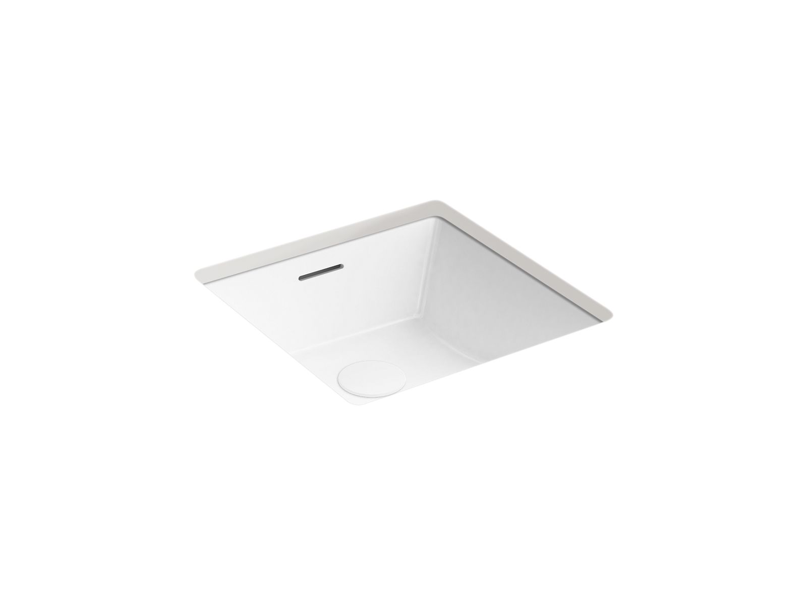 Brazn™ Square Undercounter Lavatory (Matte Black) | 21056K