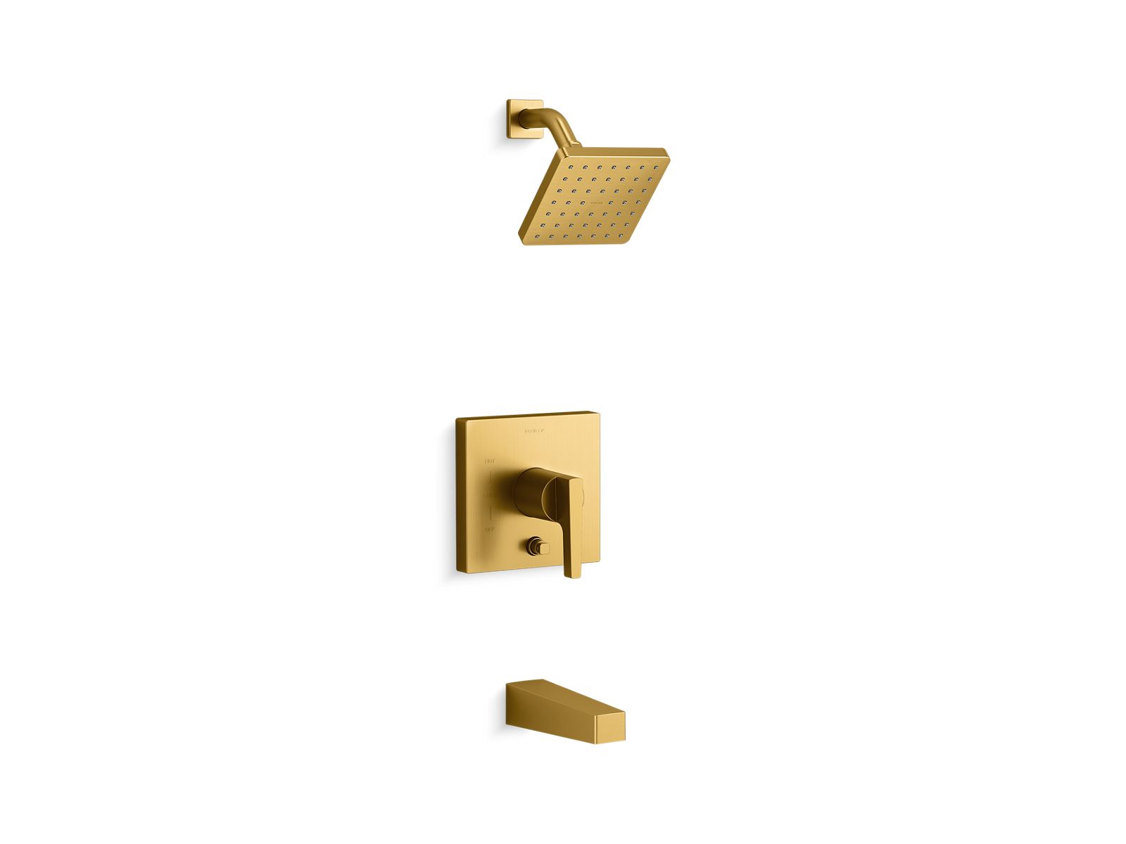 Honesty Rite-Temp bath and shower trim kit with push-button diverter, 2.5 gpm