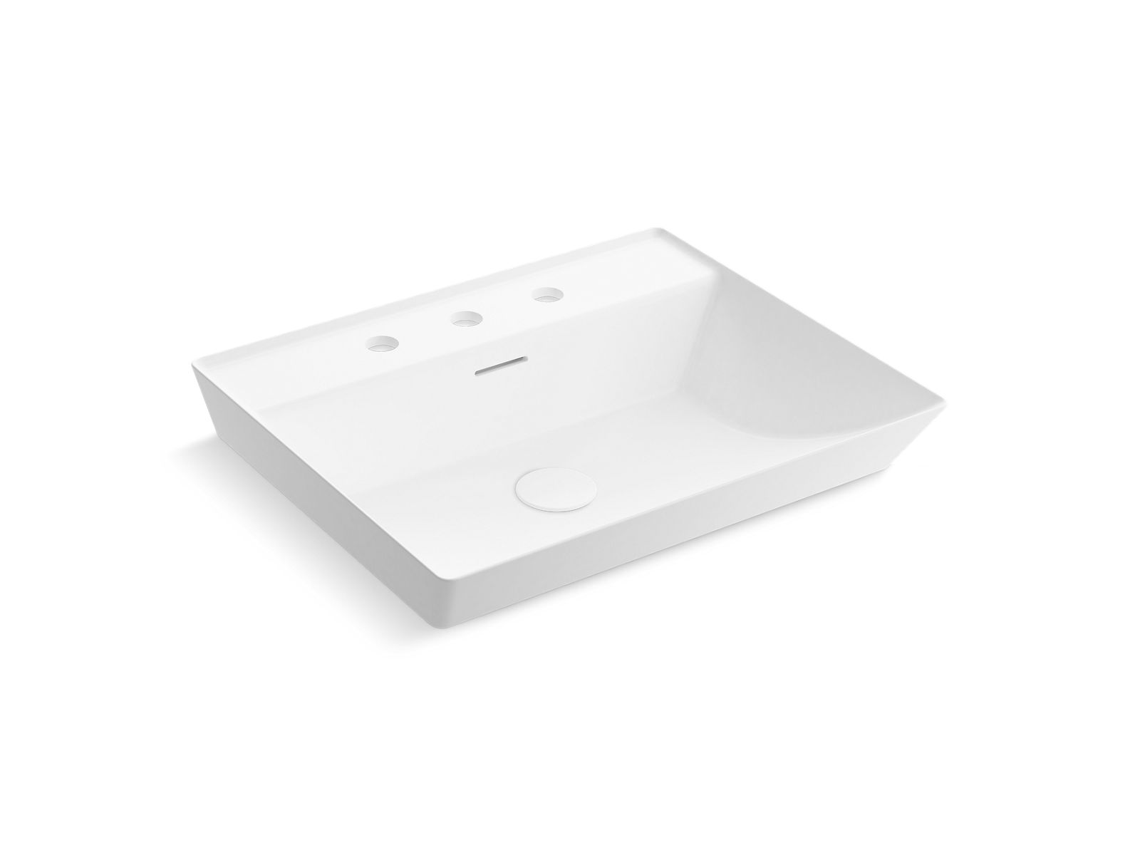 Brazn Rectangle Vessel Bathroom Sink | K-21059-8 | KOHLER