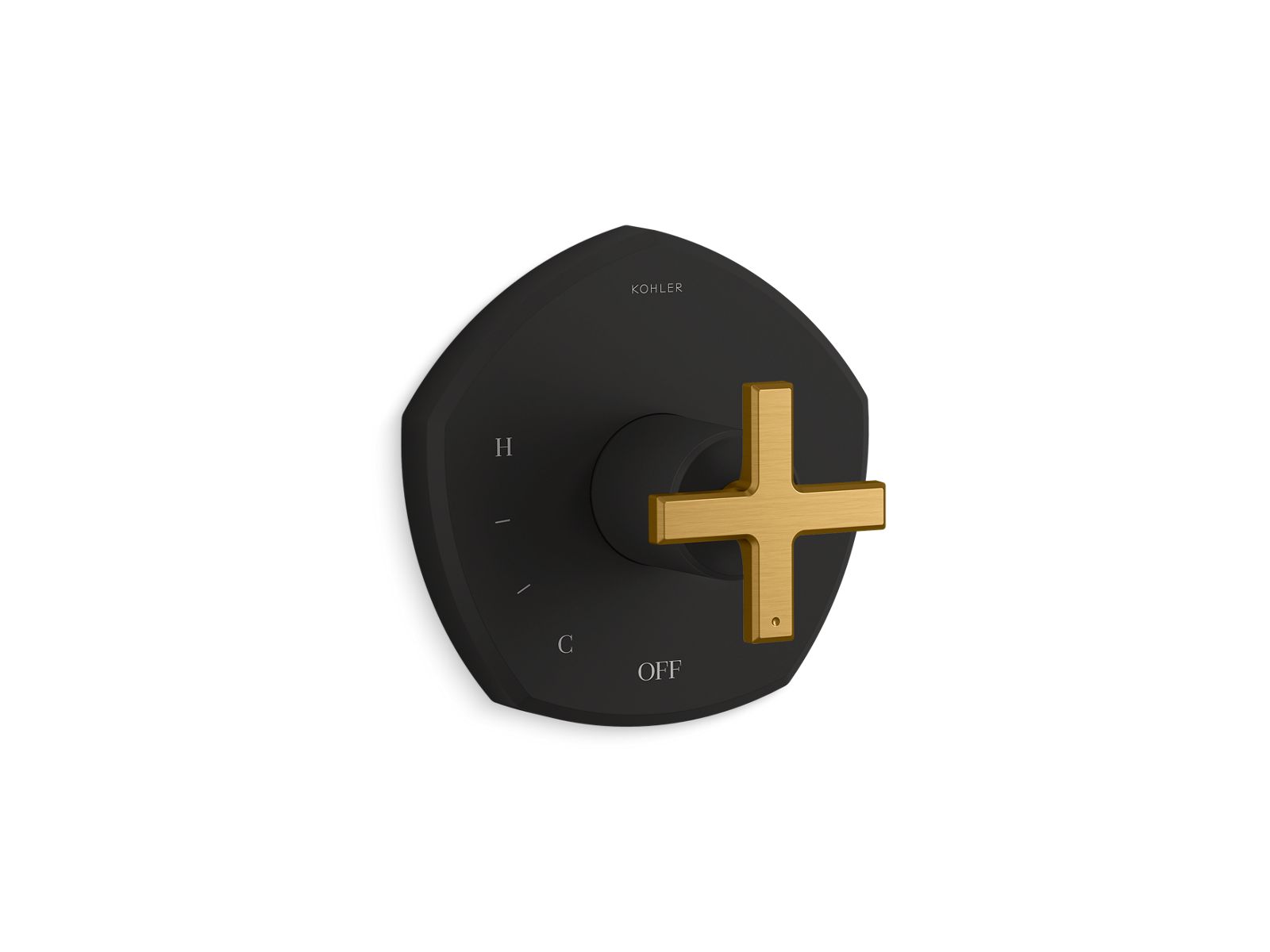 Occasion Rite-Temp valve trim with cross handle