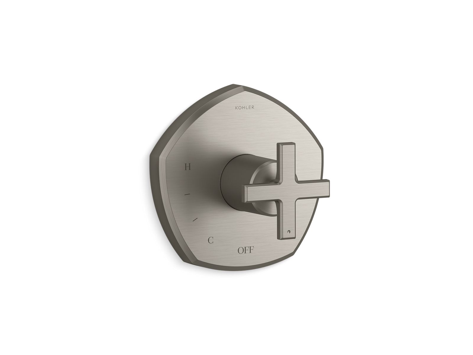 Occasion Rite-Temp valve trim with cross handle