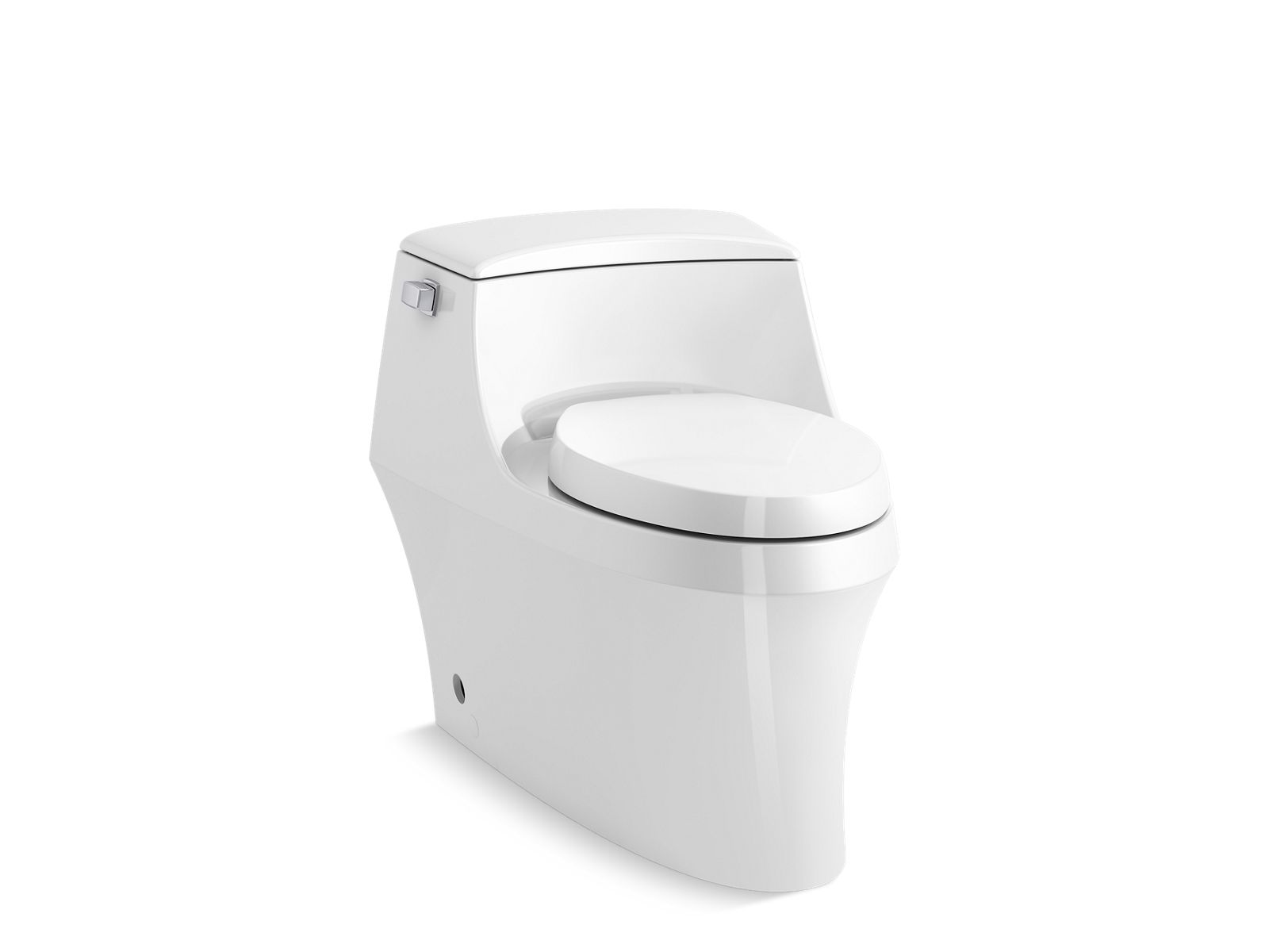 San Raphael™ Grande Skirted One-piece 4.8L Touchless Toilet with Class ...