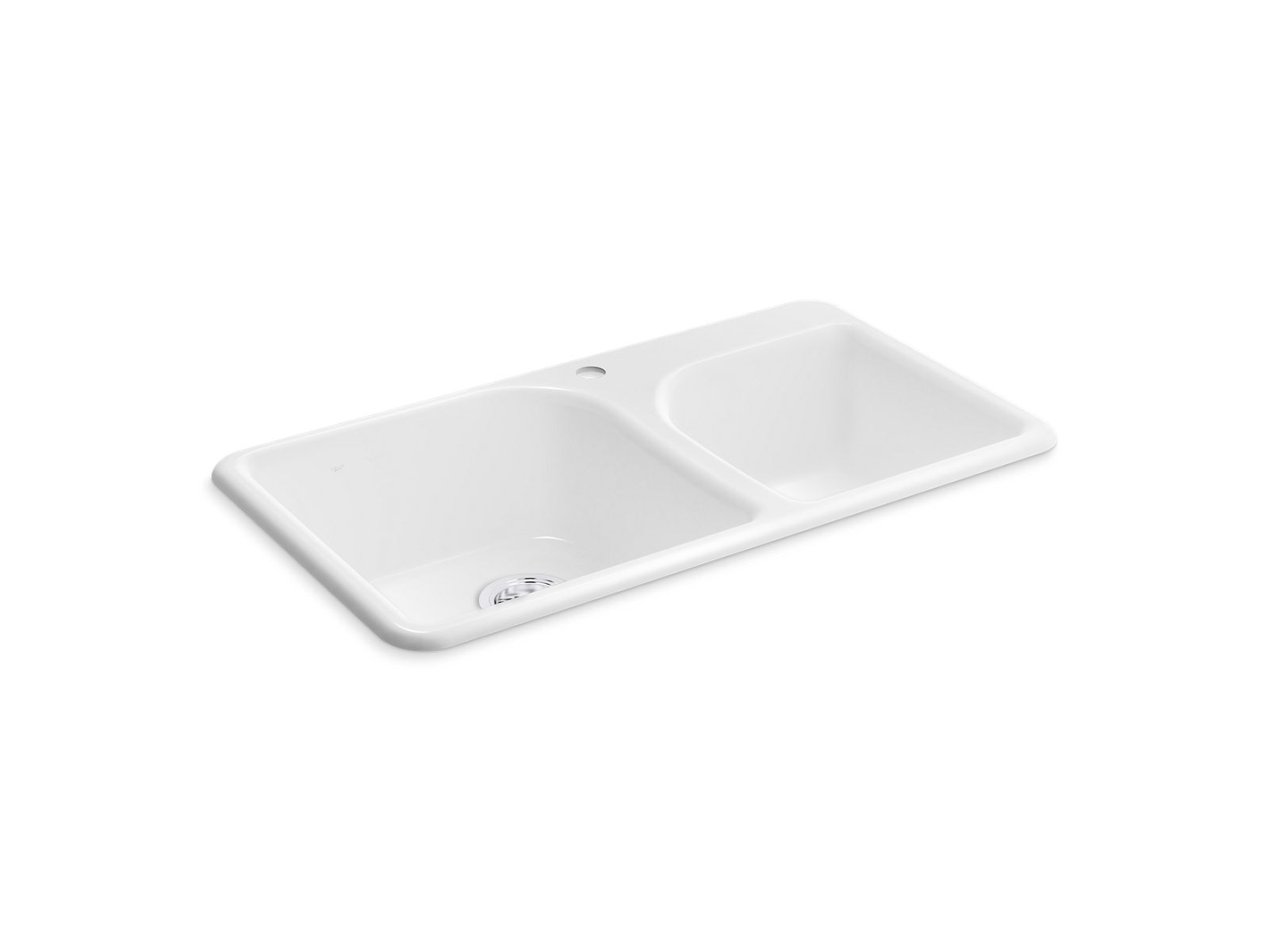 K17251T1S0 Executive Chef™ TopMount Large/Small Doublebowl