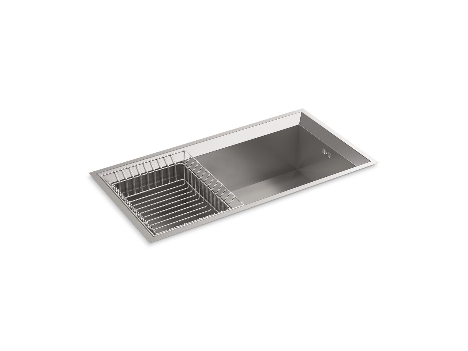 Poise™ Under-Mount Large/Small Double-Bowl Kitchen Sink | 3882T-F