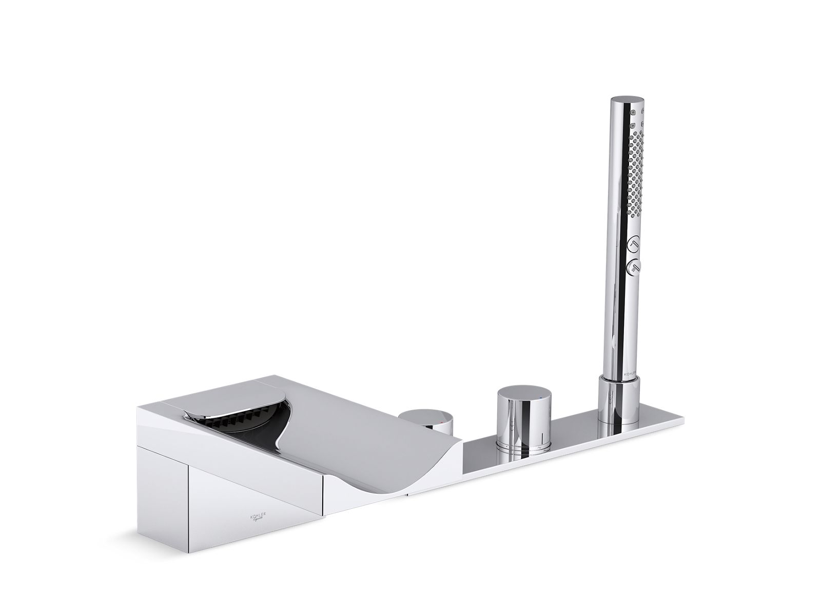 K-99874T-B9-CP | Beitou™ Deck-mounted thermostatic bath