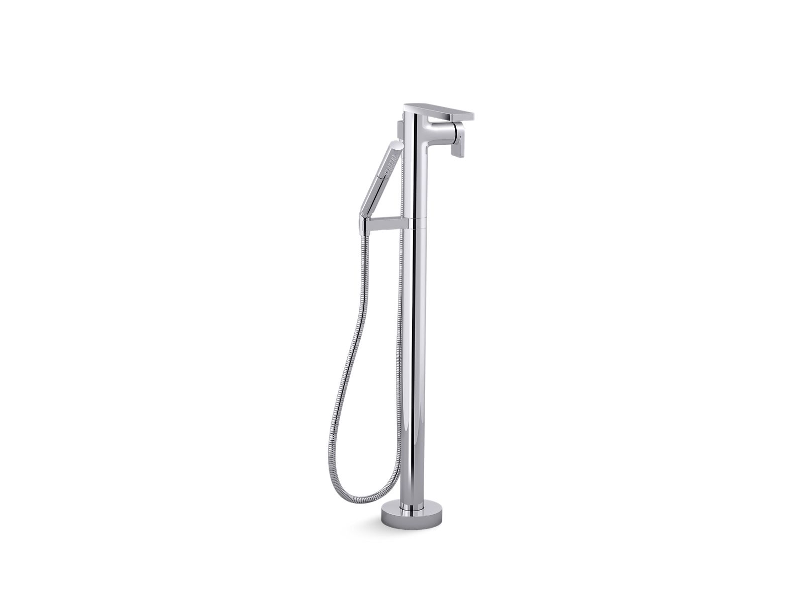 K-C97367D-CP | Avid™ Floor-mount bath filler with handshower | Studio ...