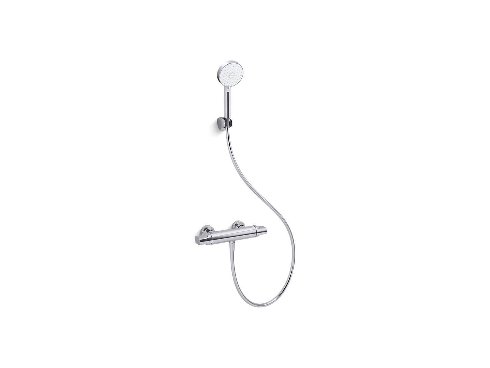 Aleo™ Exposed wall-mount thermostatic shower faucet | 72352T-9