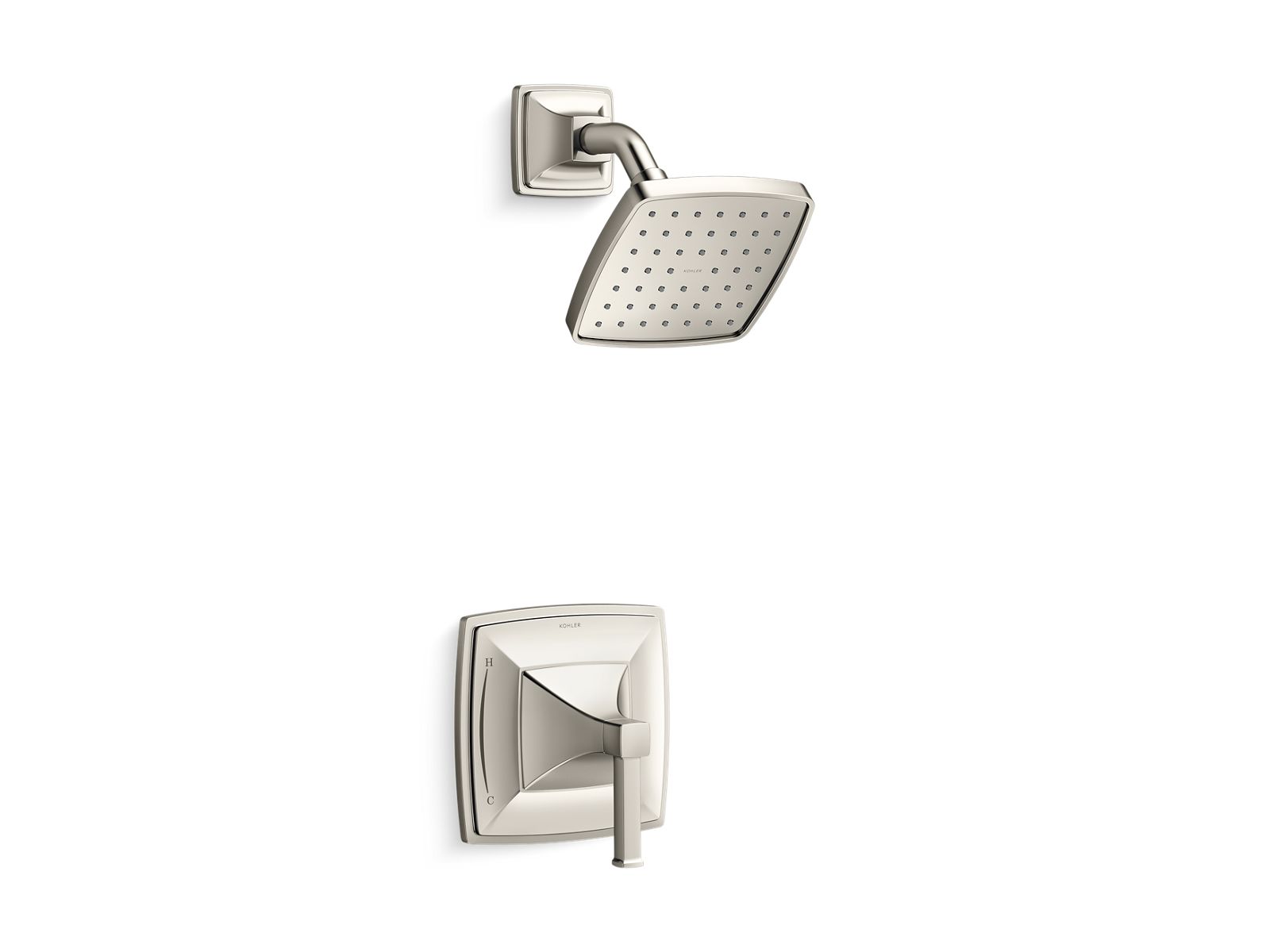 Riff Rite-Temp shower trim kit, 2.5 gpm