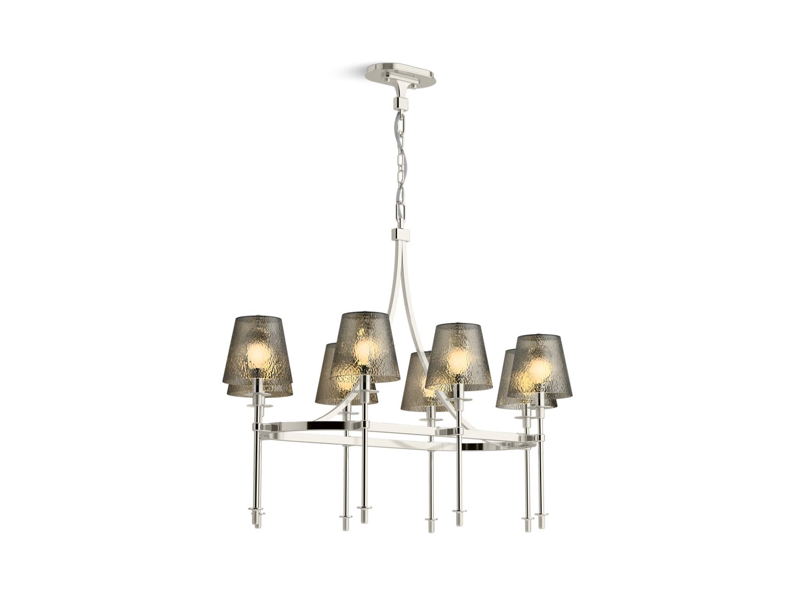 3/4 view of product with light on
