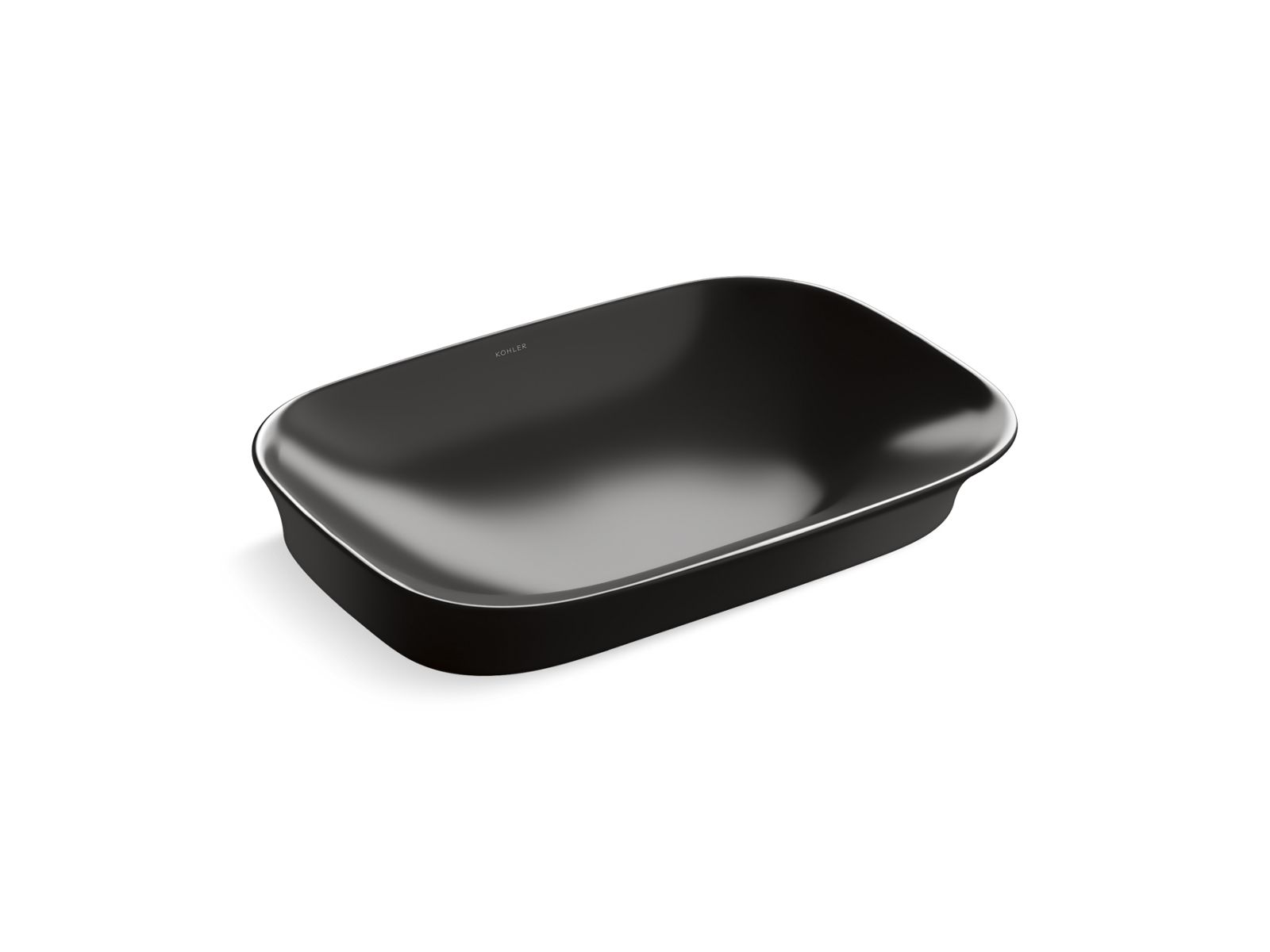 Vive™ 552 mm rectangular vessel bathroom sink, no overflow