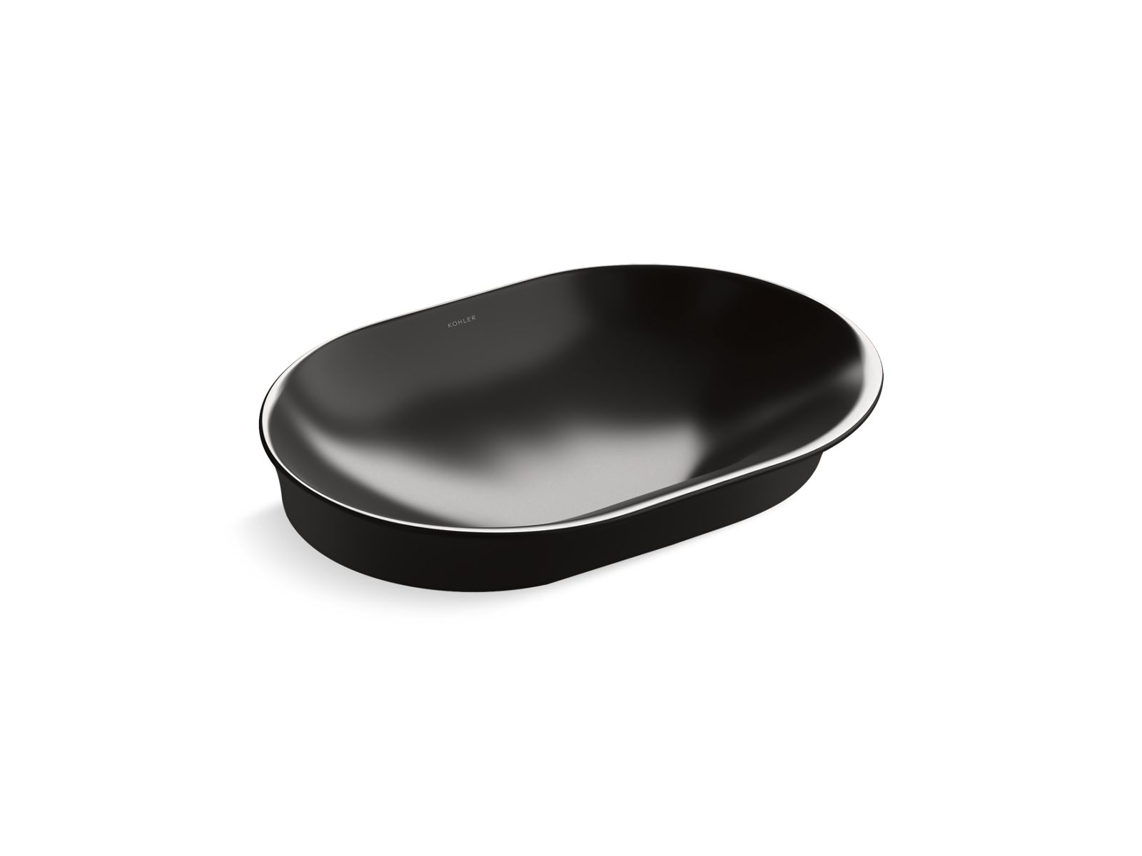 Vive™ 547 mm oval vessel bathroom sink, no overflow