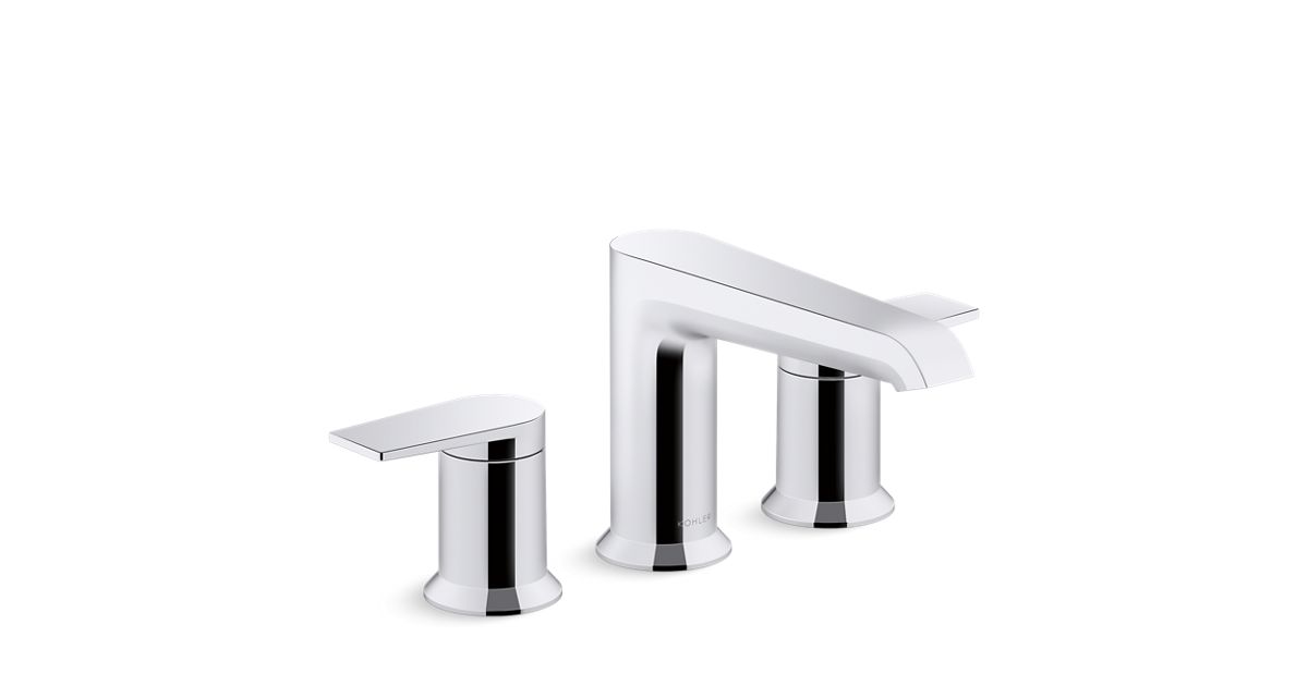 Hint Two-Handle Deck-Mount Bath Faucet Trim | K-T25740-4 | KOHLER