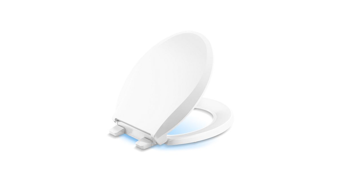 Cachet Nightlight RoundFront Toilet Seat K75758RL KOHLER
