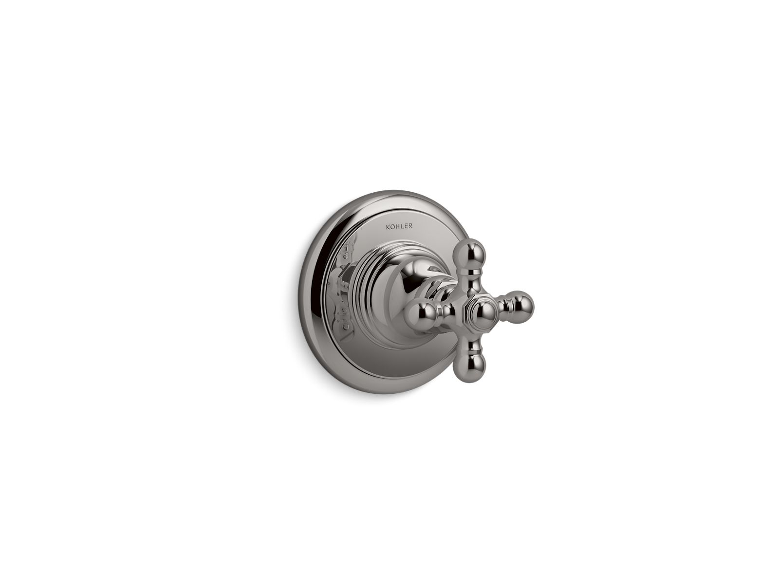 Artifacts MasterShower transfer valve trim with cross handle