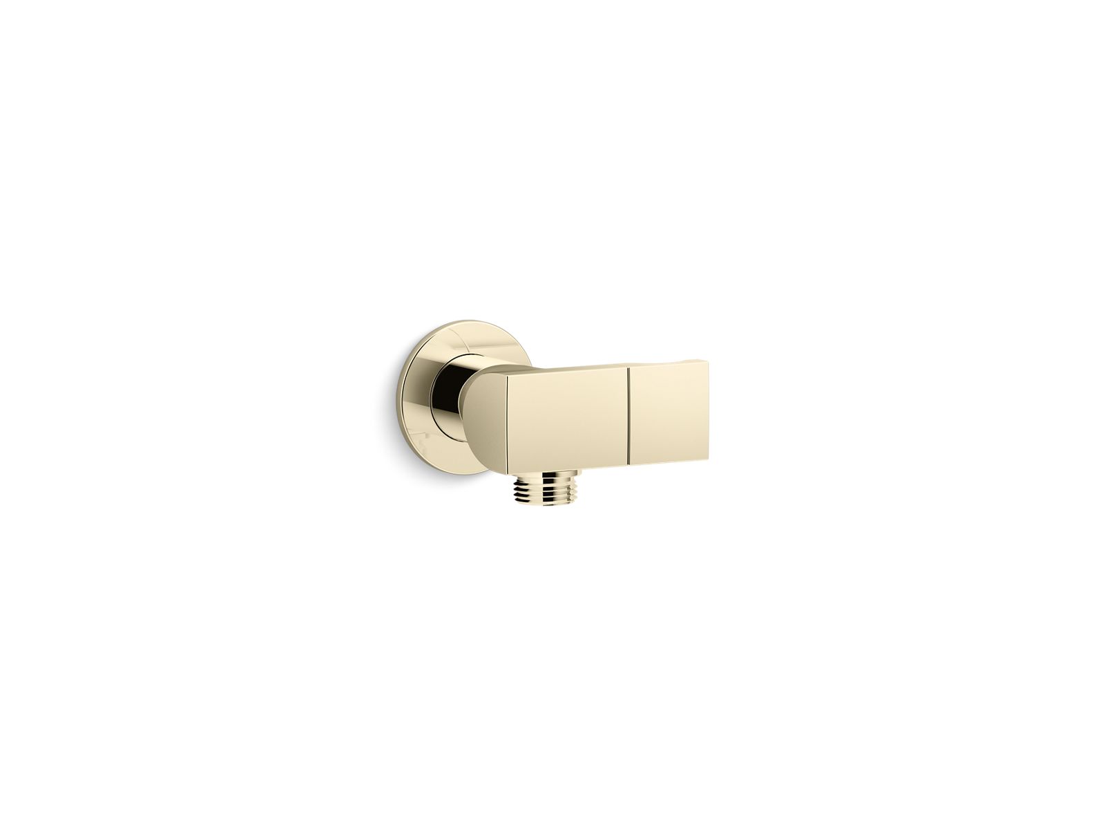 Exhale Wall-mount handshower holder with supply elbow and check valve
