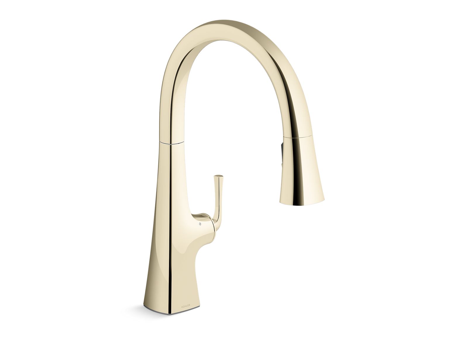 Graze Touchless pull-down kitchen sink faucet with three-function sprayhead