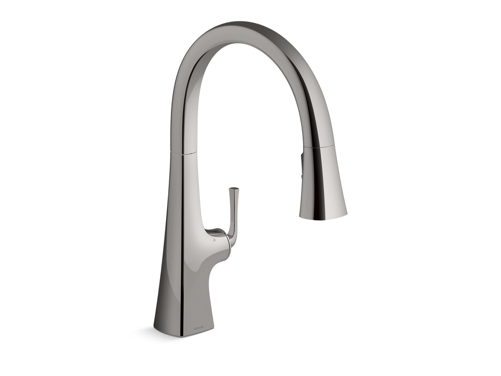 Graze Touchless pull-down kitchen sink faucet with three-function sprayhead