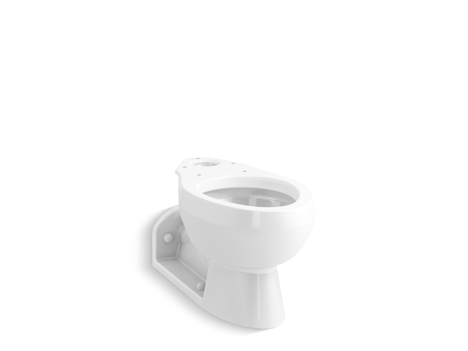 Barrington Elongated rear outlet toilet bowl with antimicrobial finish, less seat