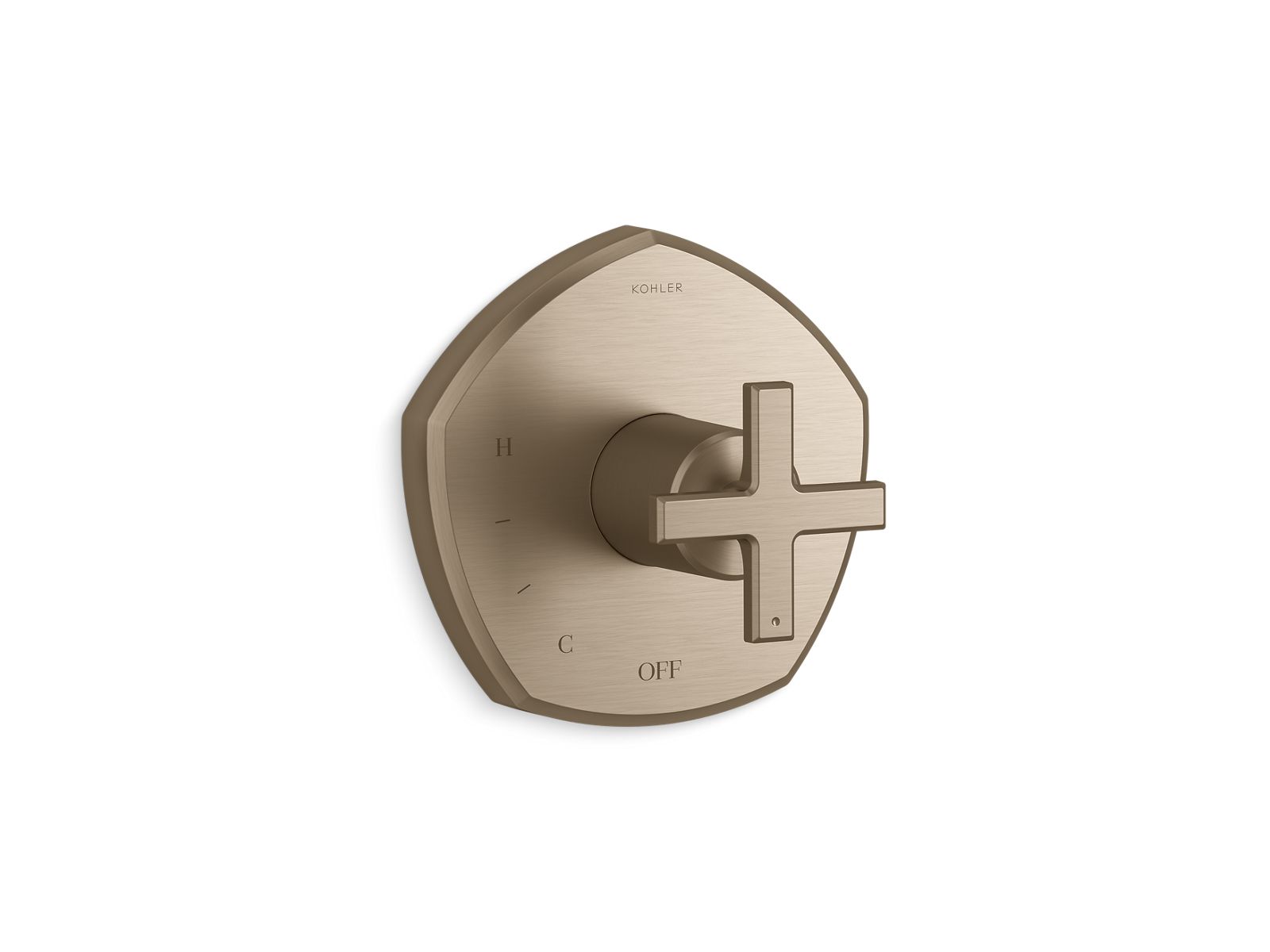 Occasion Rite-Temp valve trim with cross handle