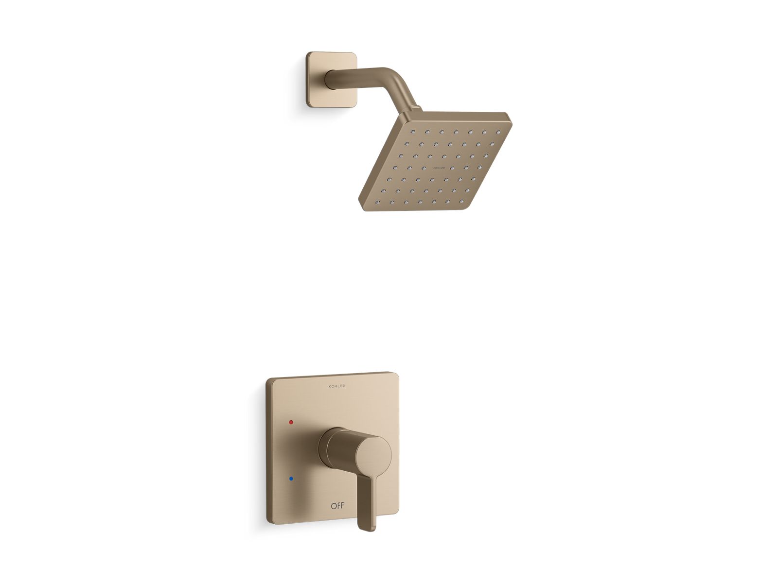 Parallel Rite-Temp shower trim kit,1.75 gpm