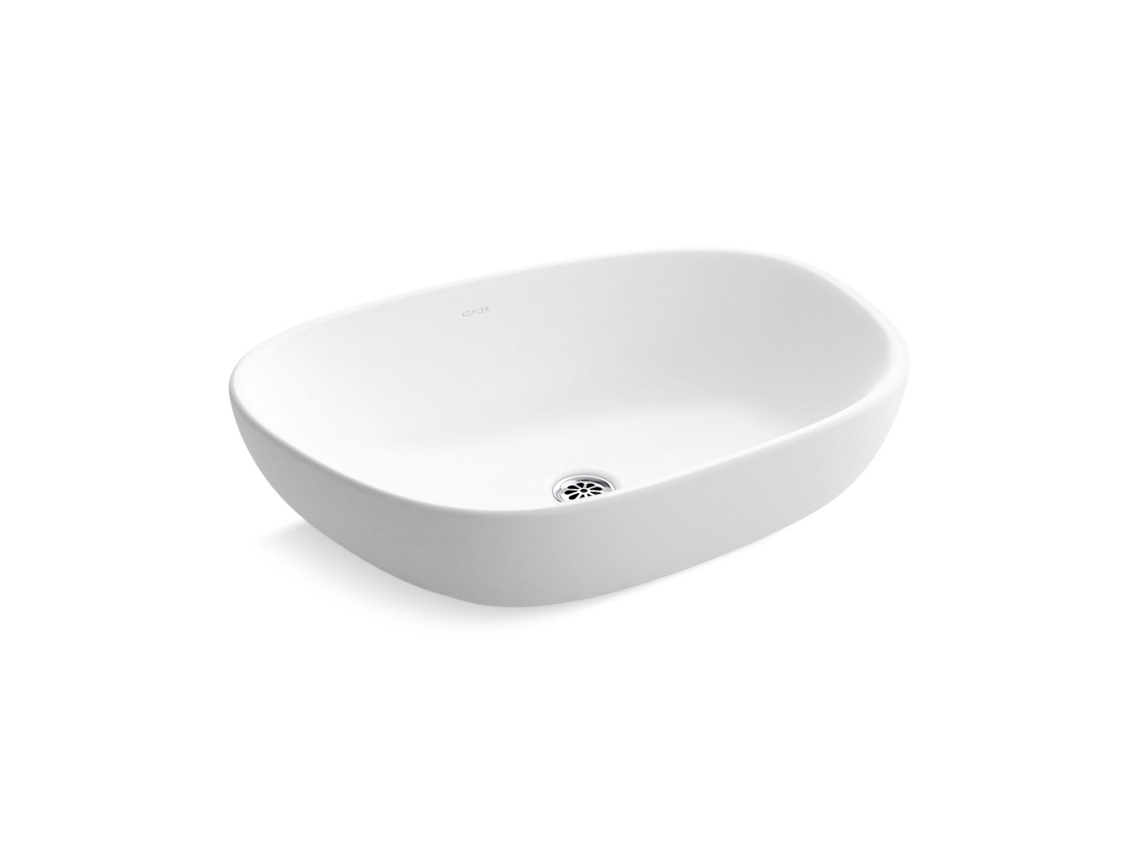 Kankara™ 564 mm vessel bathroom sink, no overflow