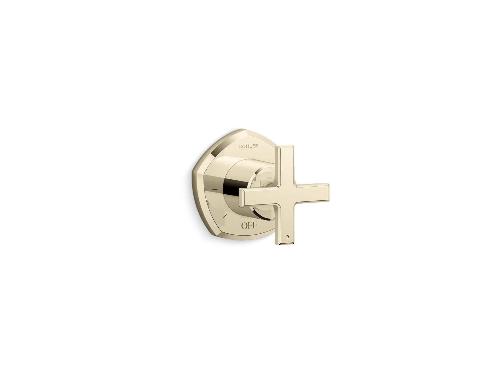 Occasion MasterShower volume control valve trim with cross handle