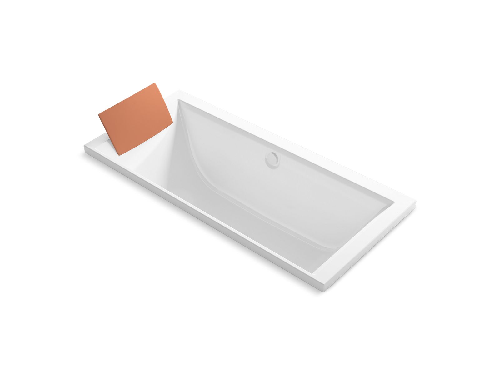 K1704T1P0 Evok™ Acrylic bath (with bath pillow) Studio KOHLER®