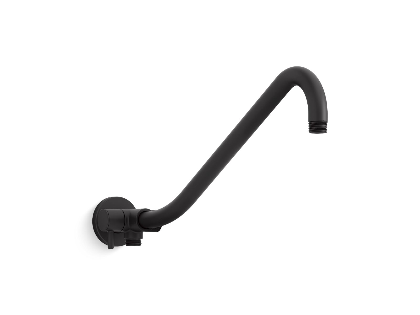 Gooseneck Rainhead arm with 3-way diverter