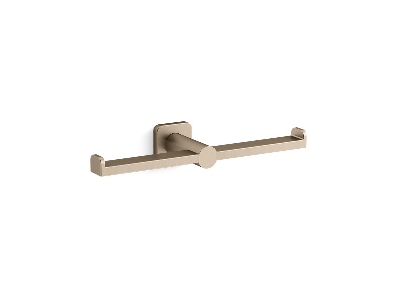 Parallel Double toilet paper holder
