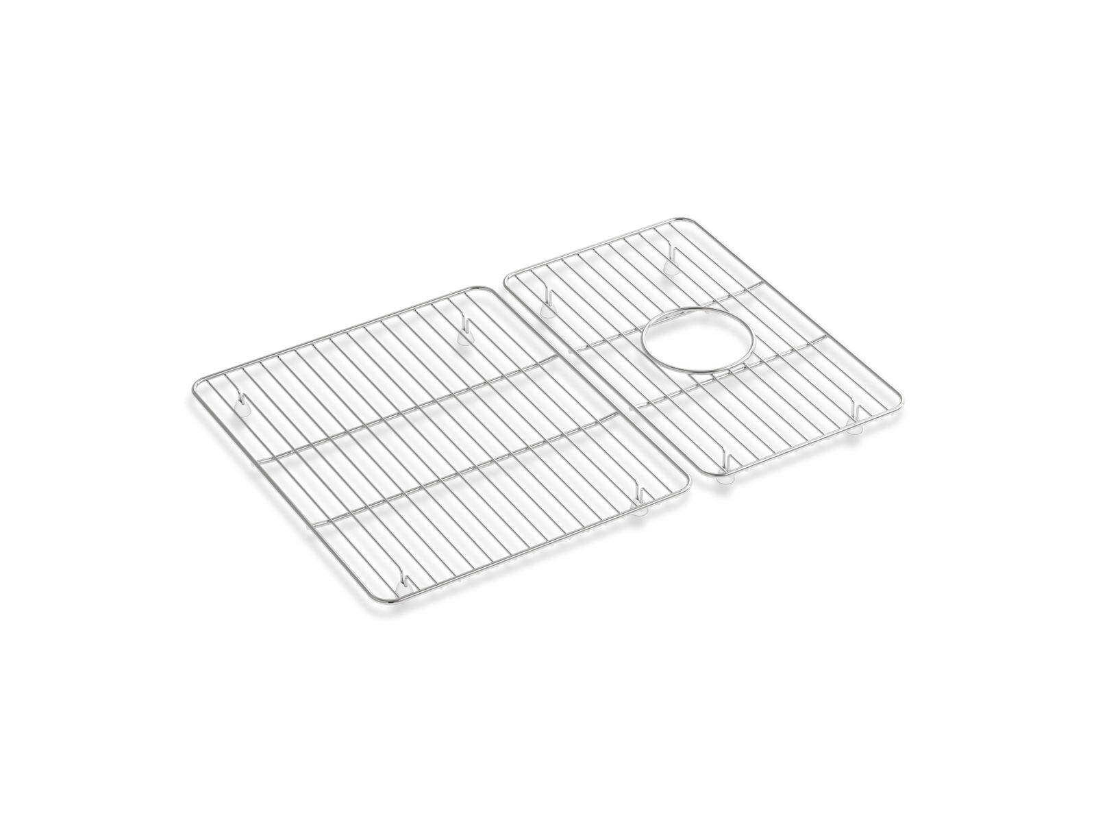 Kohler farm sink online rack