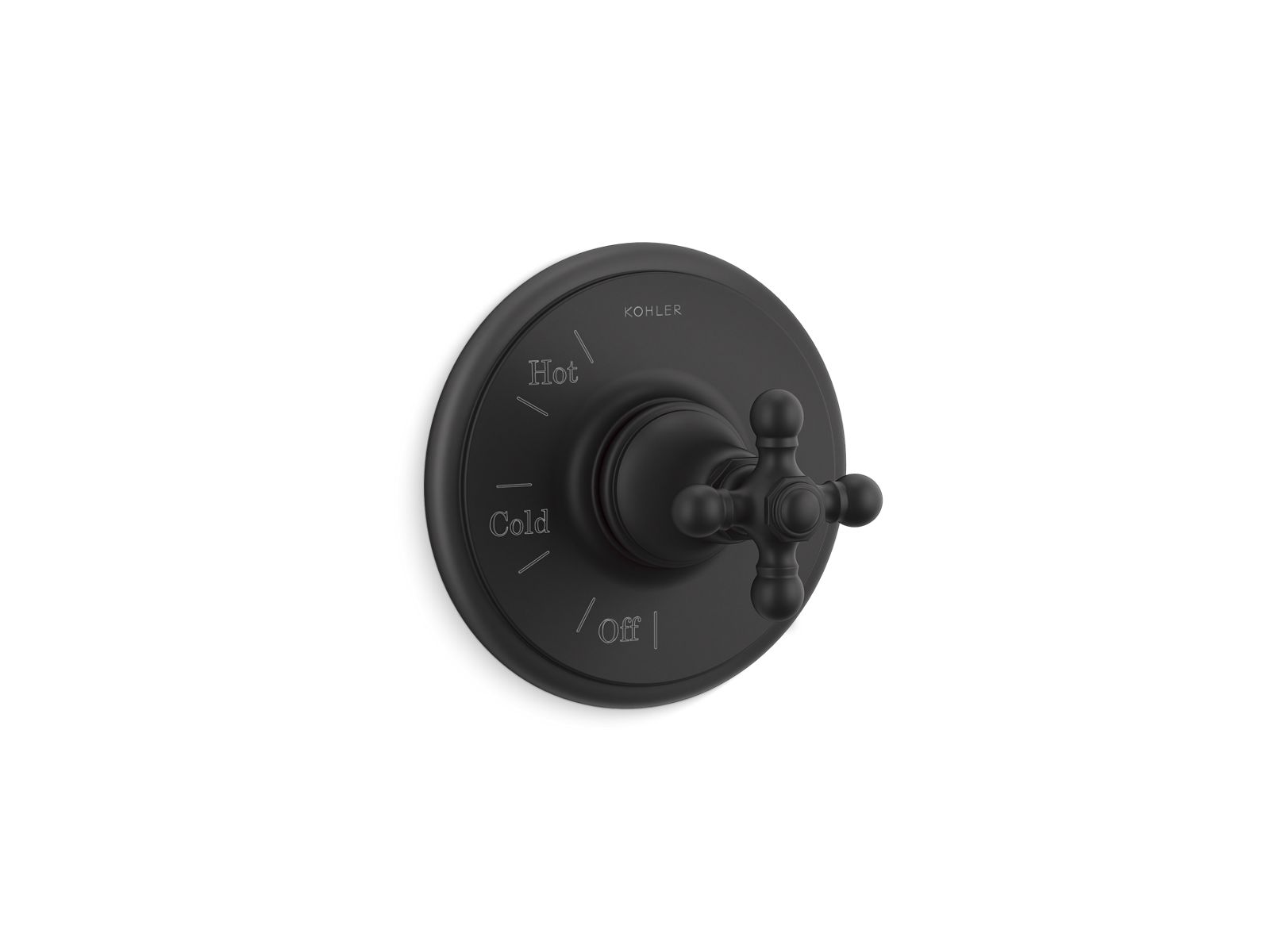 Artifacts Rite-Temp valve trim with cross handle