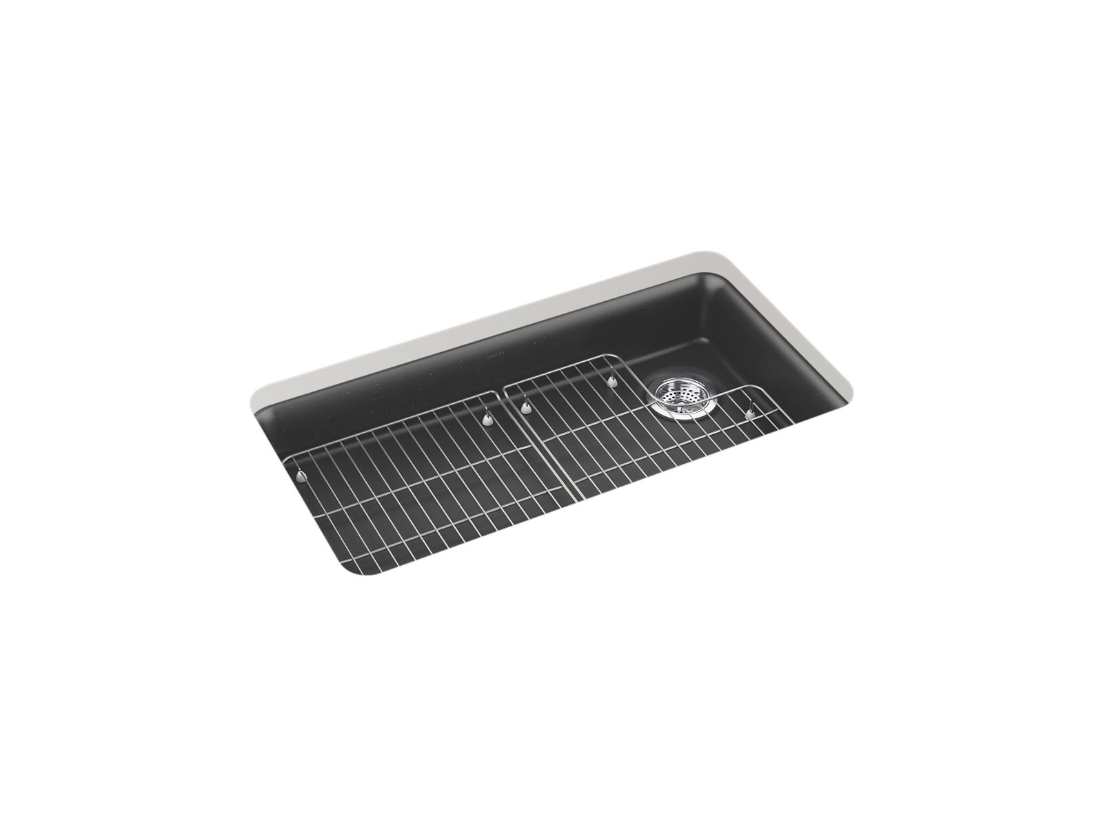 Cairn Undermount Large/Medium Kitchen Sink | K-27786 | KOHLER