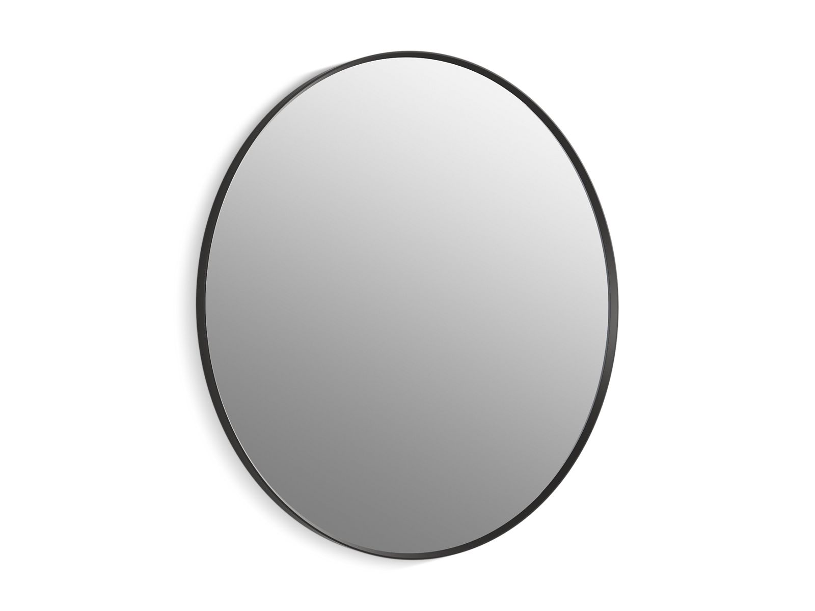 Essential 42" round framed mirror