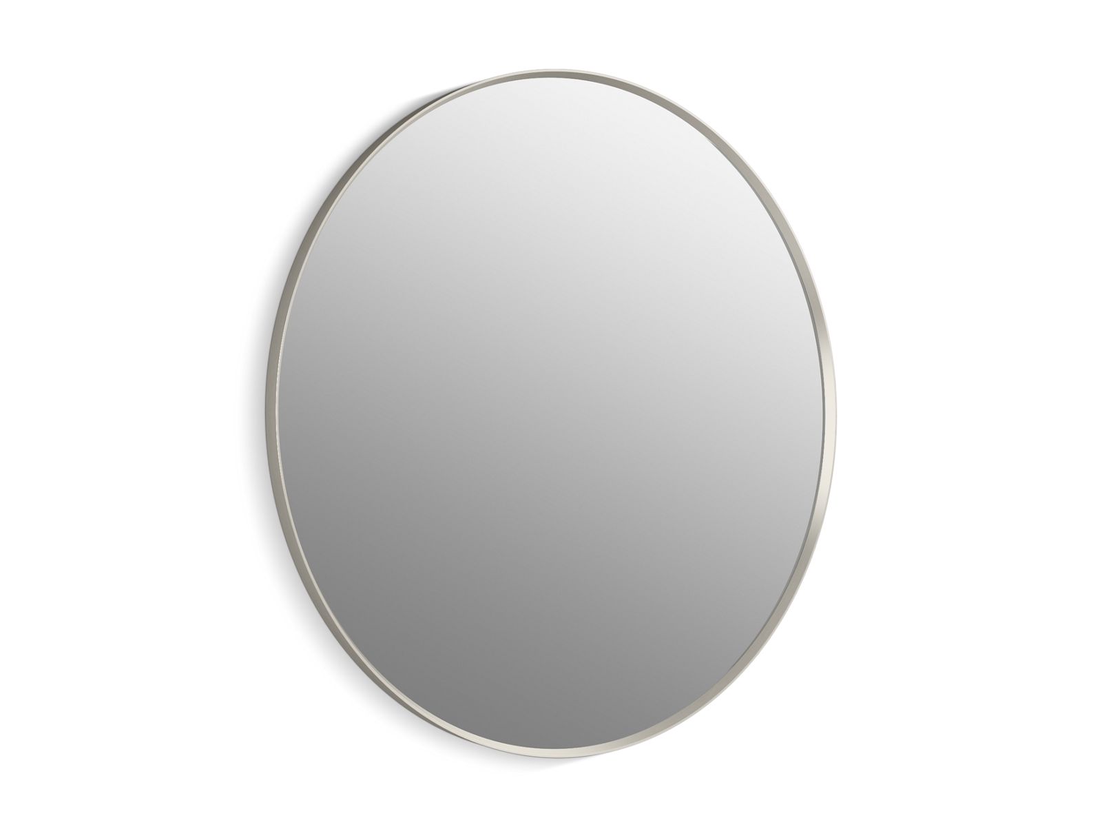 Essential 42" round framed mirror
