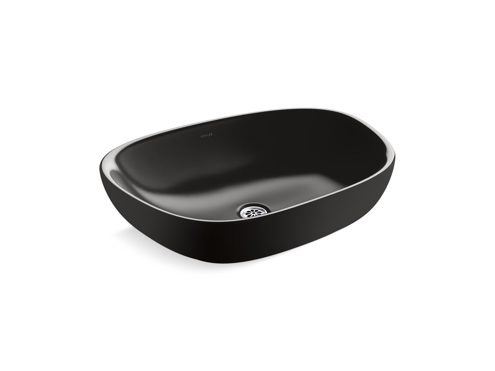 Kankara™ 564 mm vessel bathroom sink, no overflow