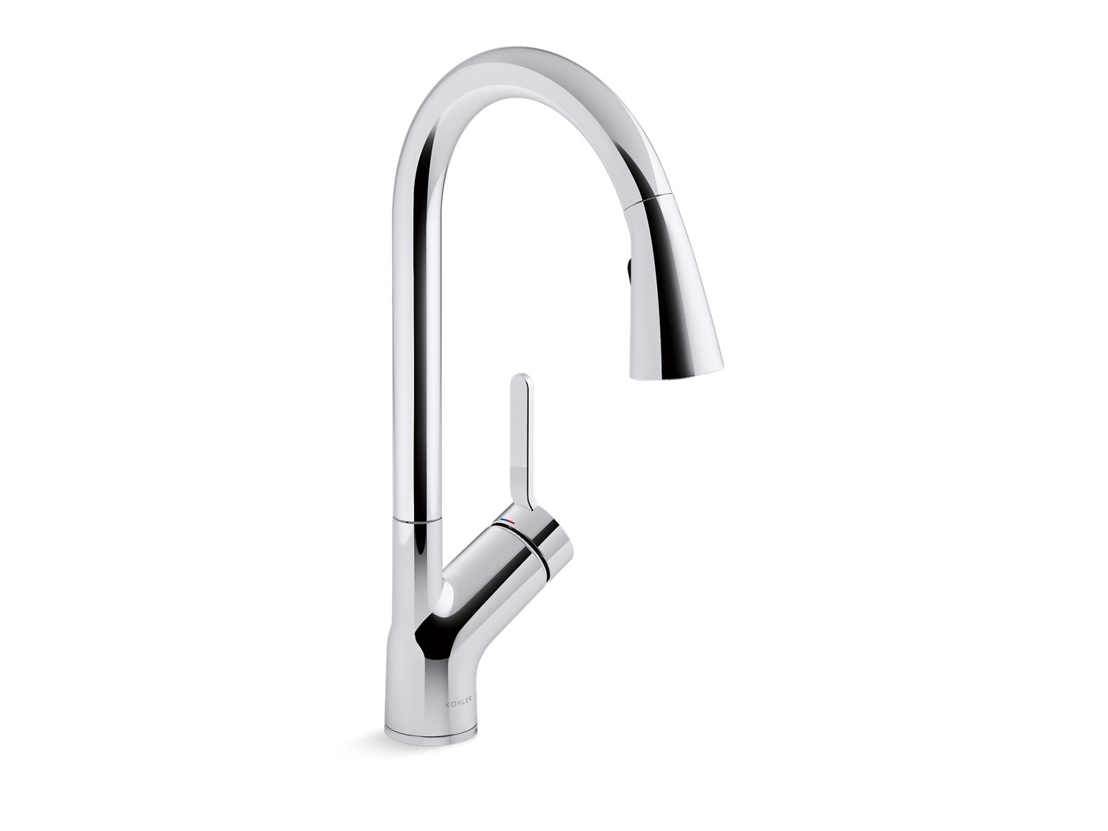 Setra™ Touchless pull-down kitchen faucet with two-function