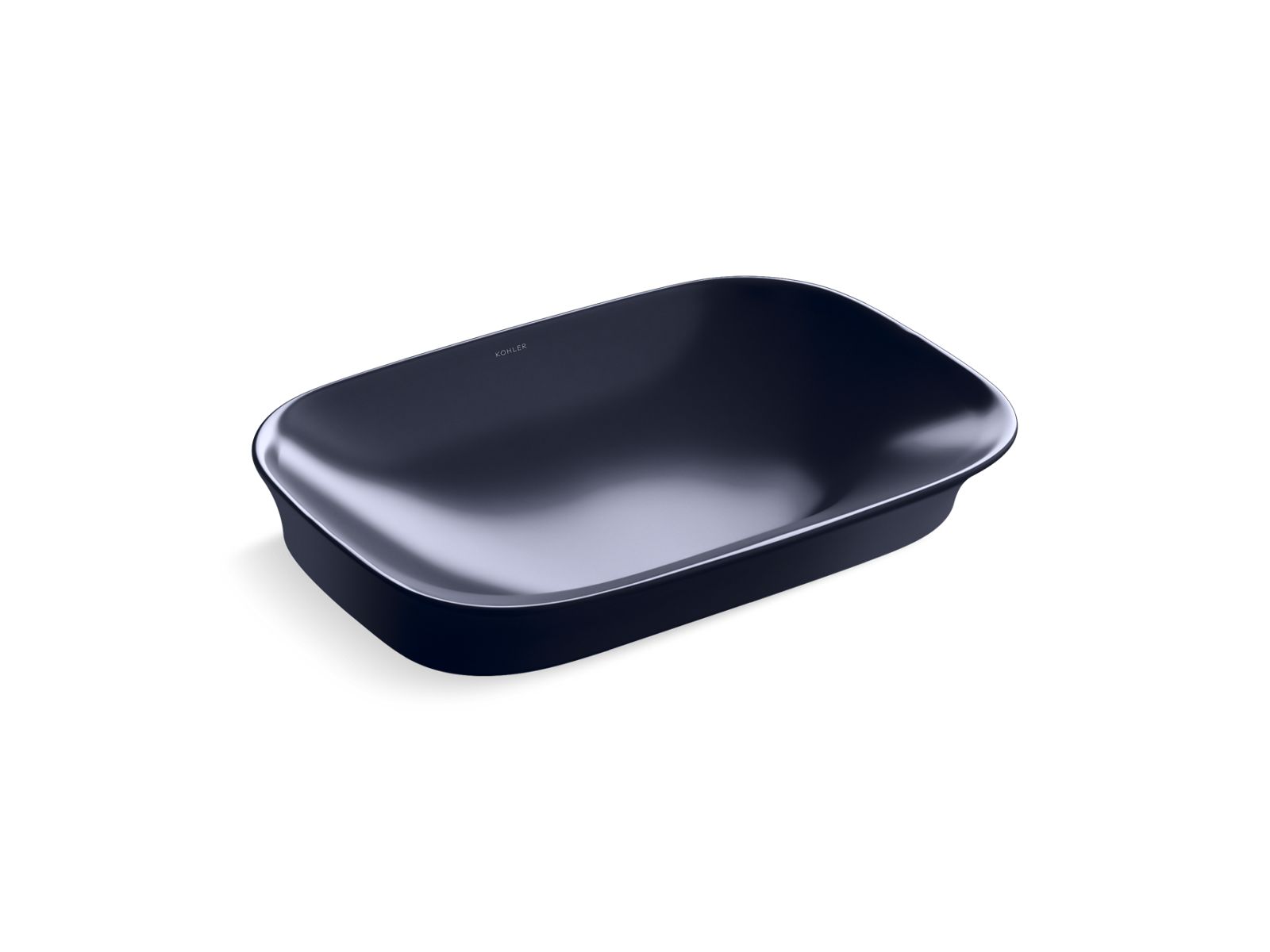 Vive™ 552 mm rectangular vessel bathroom sink, no overflow