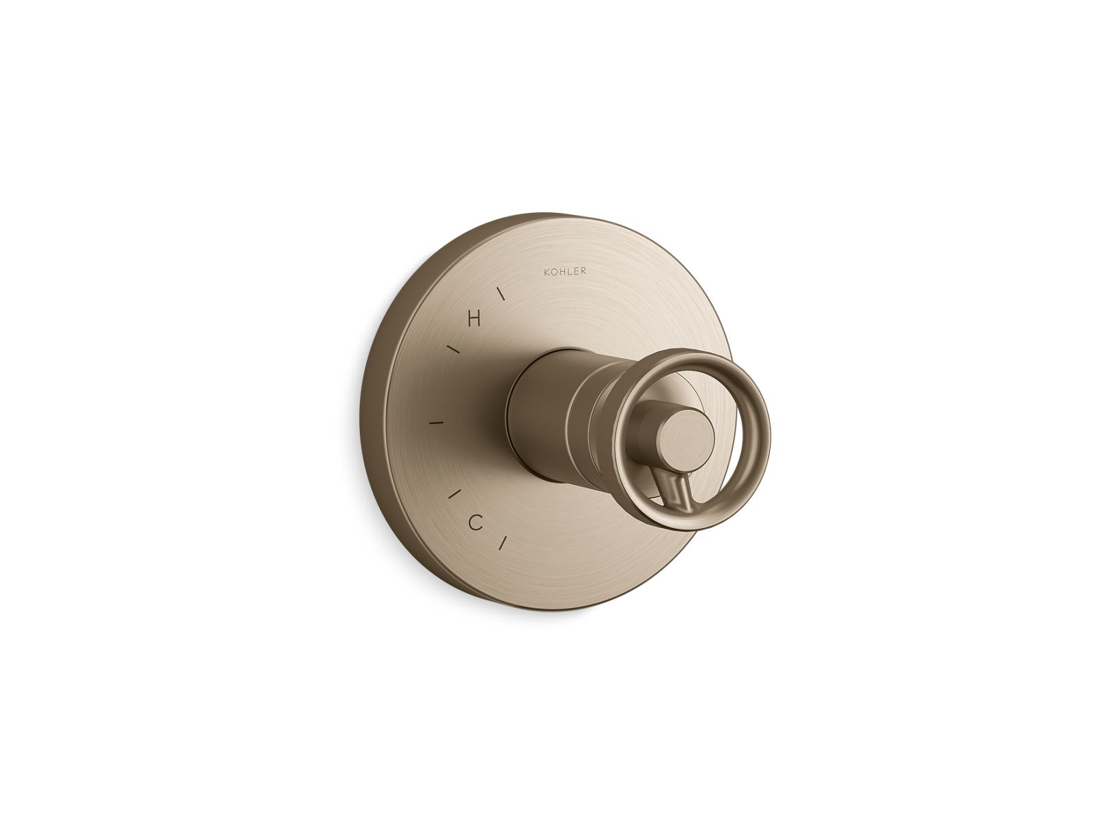 Components Rite-Temp valve trim with Industrial handle