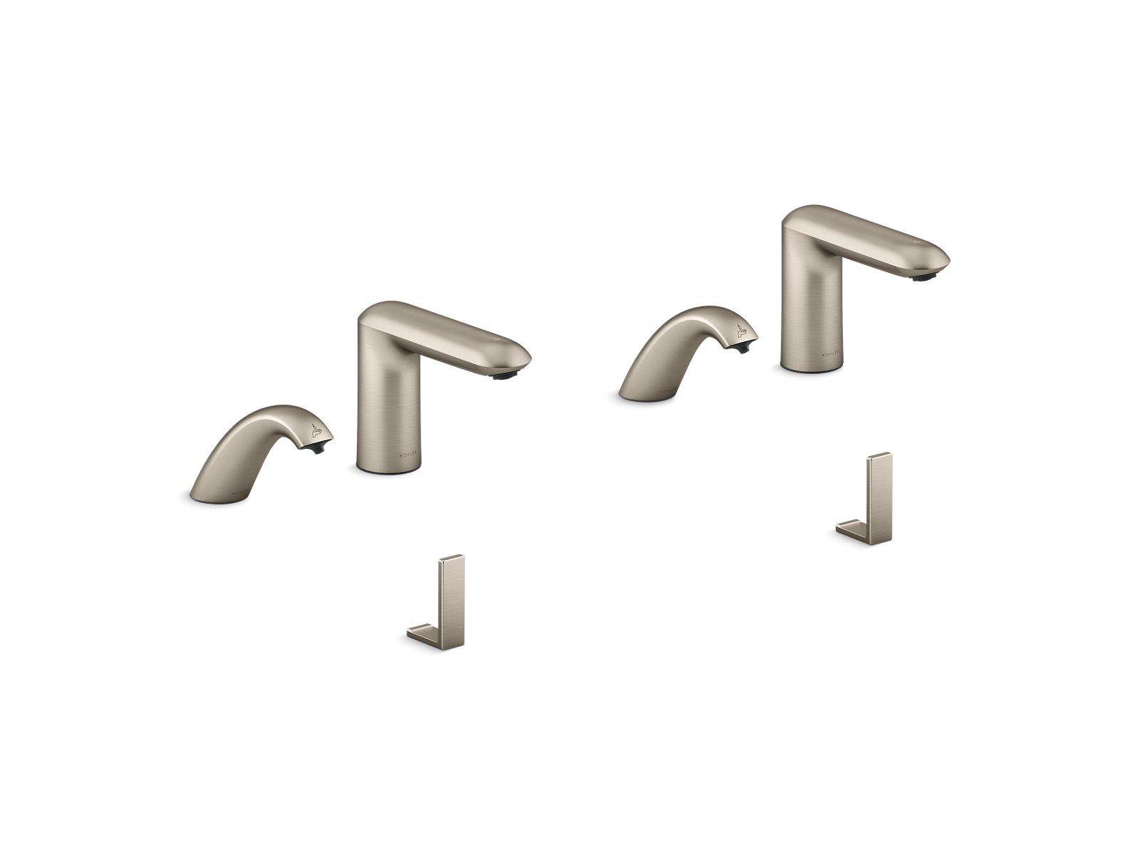 Kumin Curve Faucets/Soap Dispensers | K-181032-BK1 | KOHLER