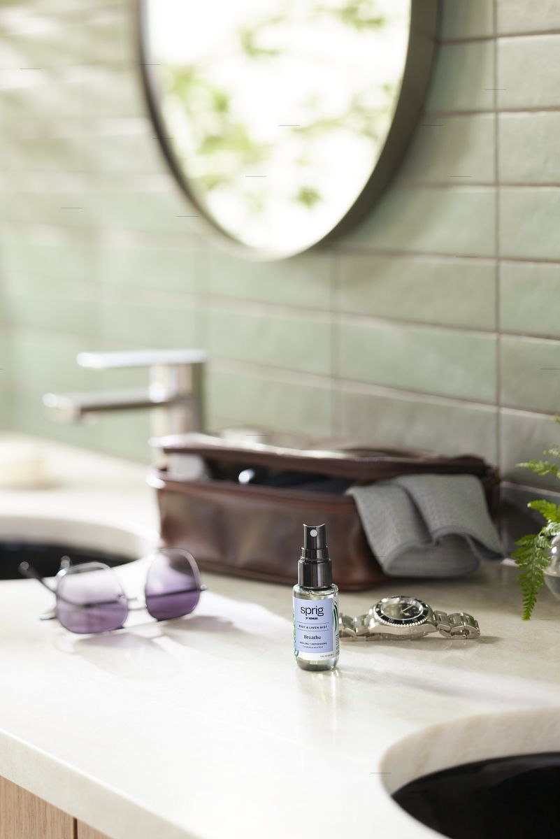 Products in use in close room view