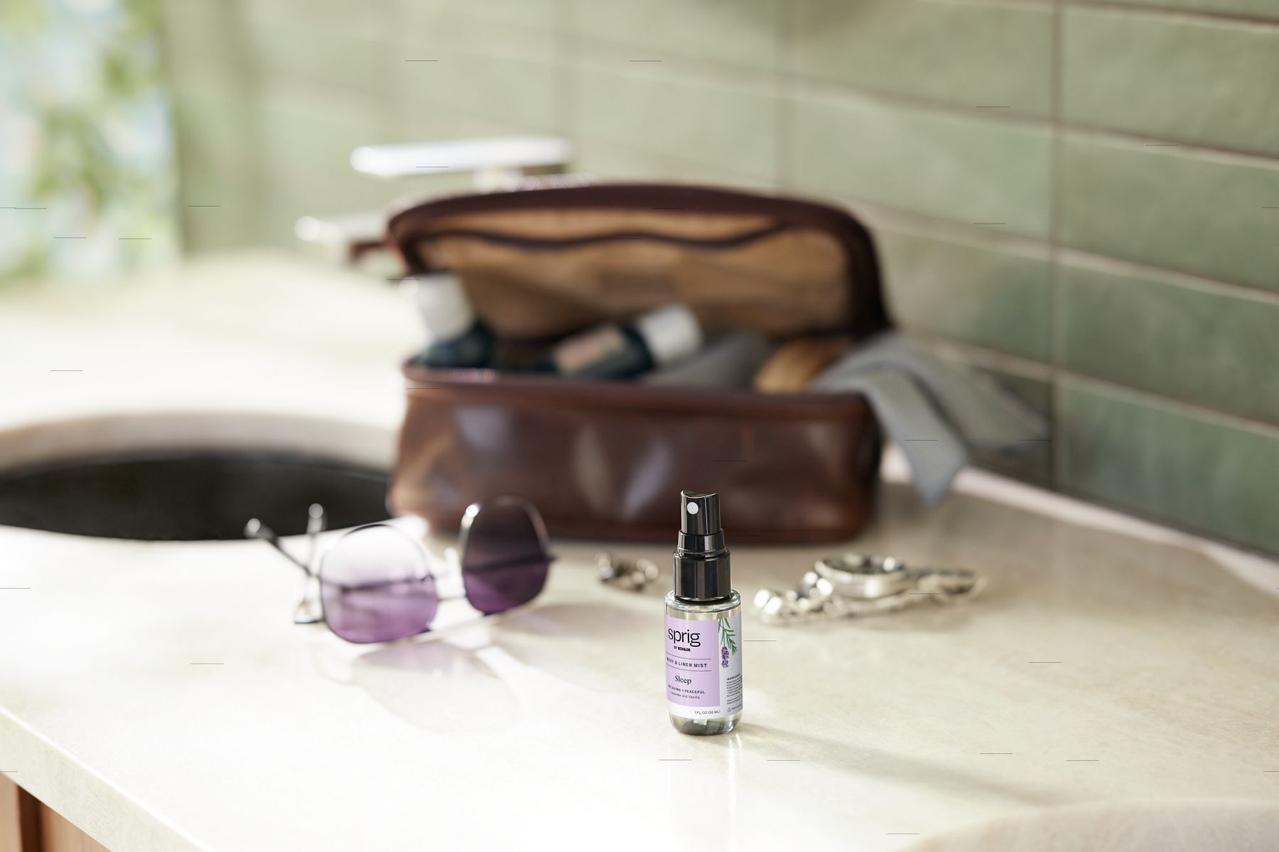 Products in use in close room view