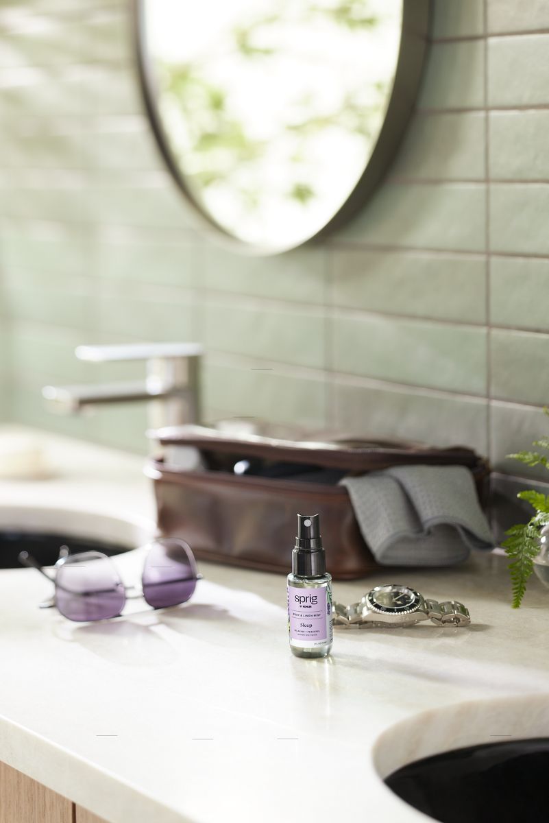 Products in use in close room view
