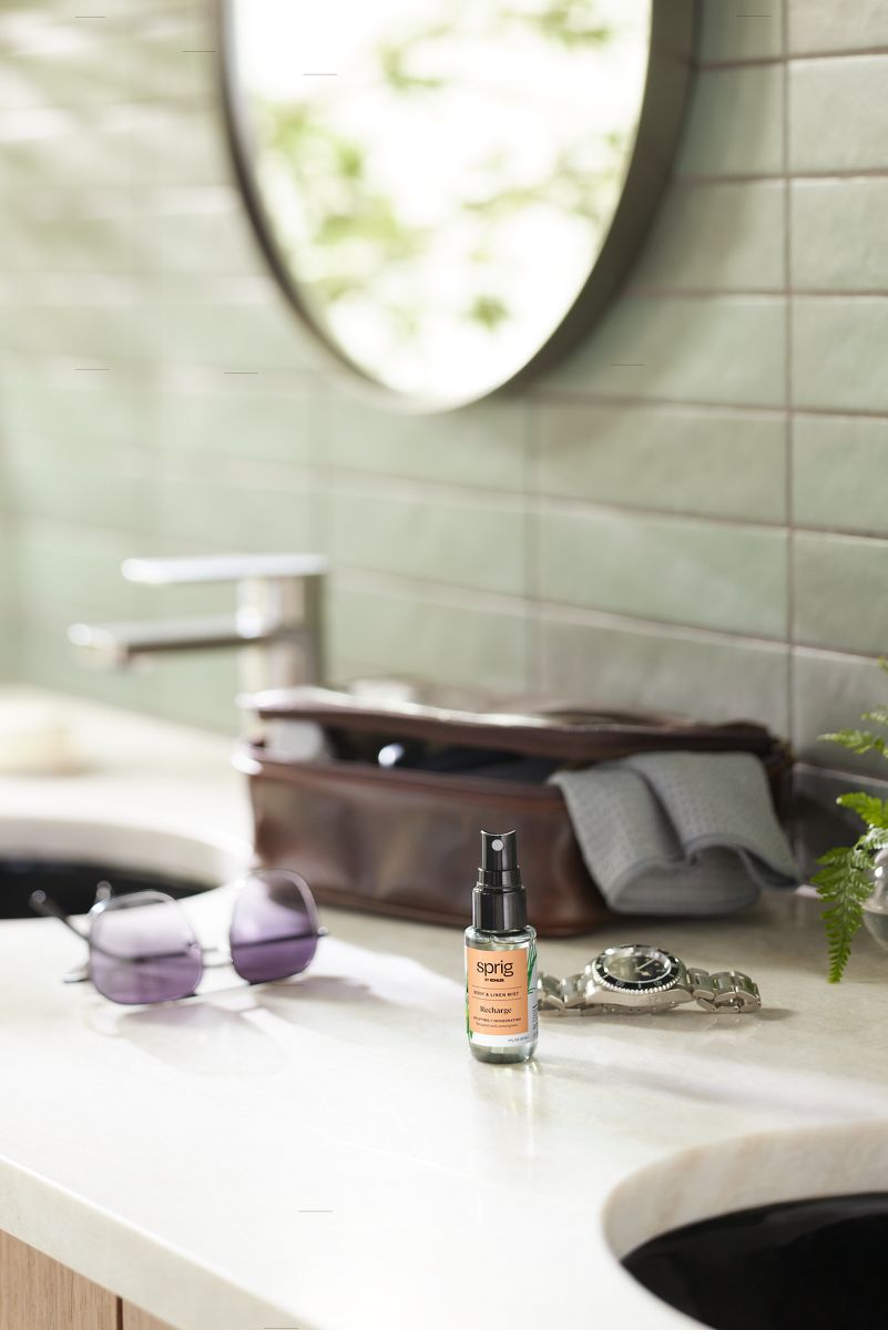 Products in use in close room view