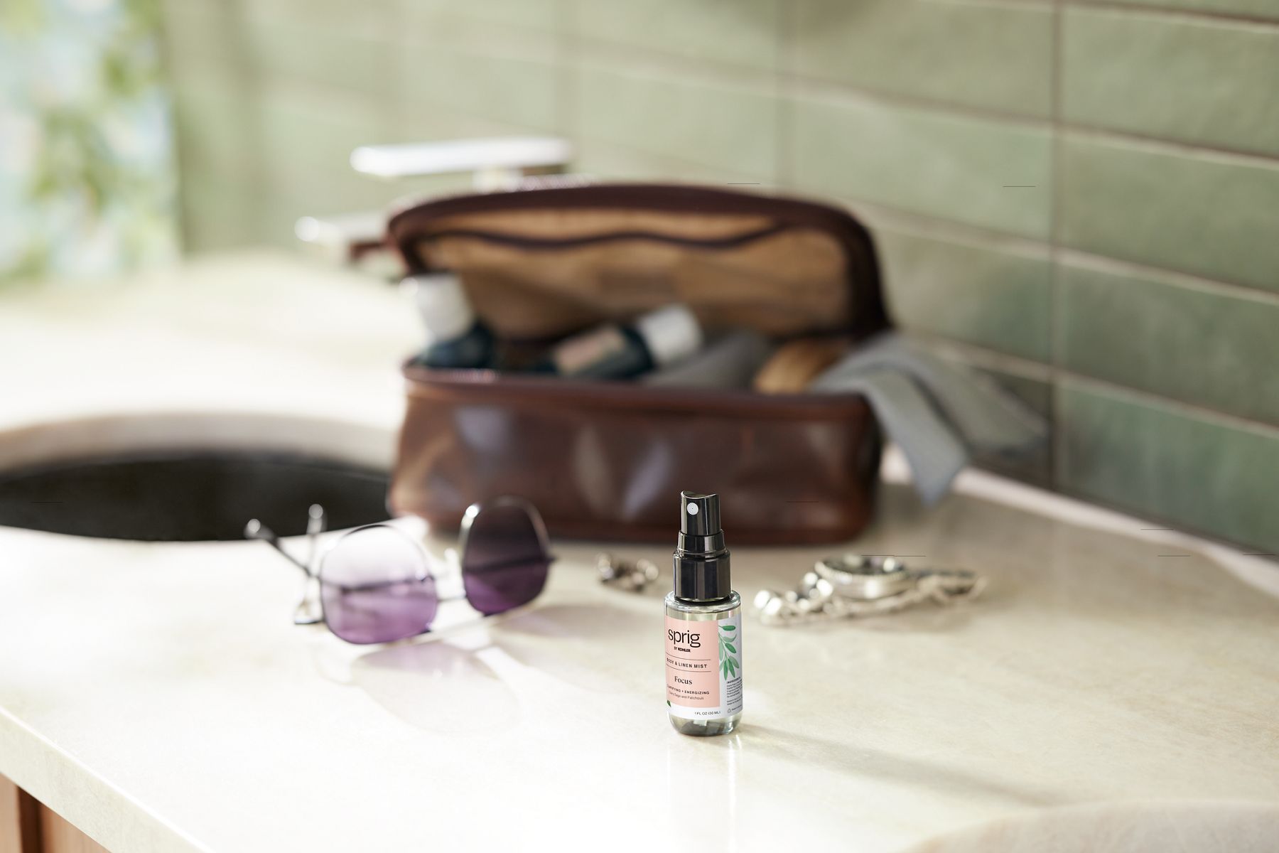 Products in use in close room view