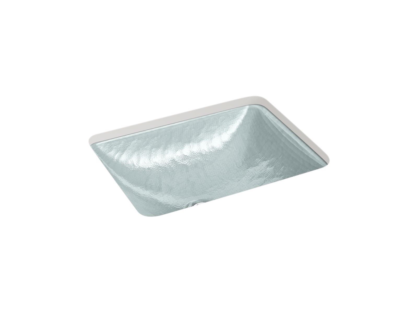Yepsen 20" rectangular undermount bathroom sink, no overflow