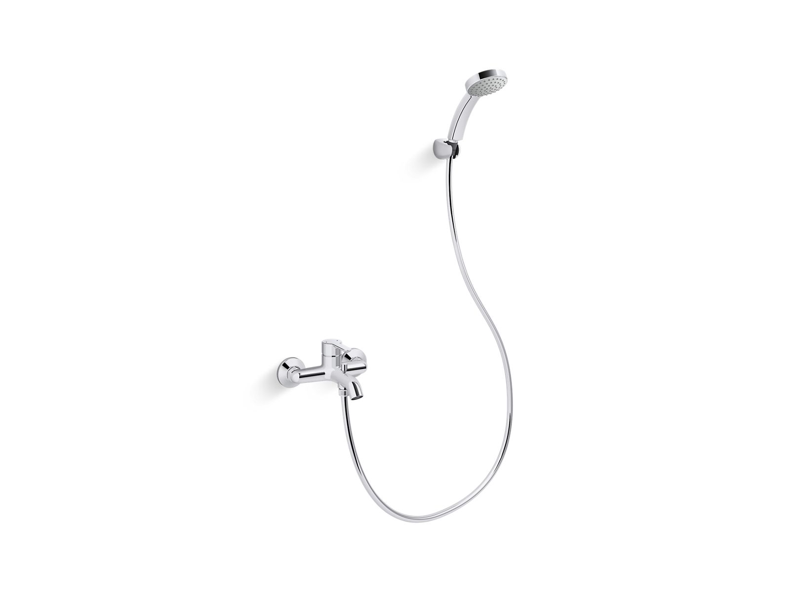 Kohler K-23296-CP スクエアグラブバー 光沢クロム K-23496IN-4-CP