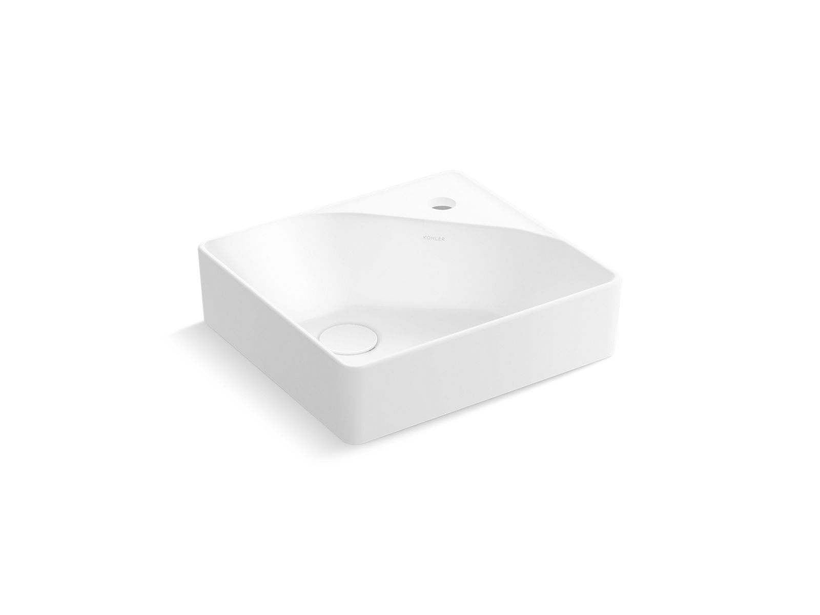 Spacity™ 380 mm square vessel bathroom sink | 28907T-1 | KOHLER