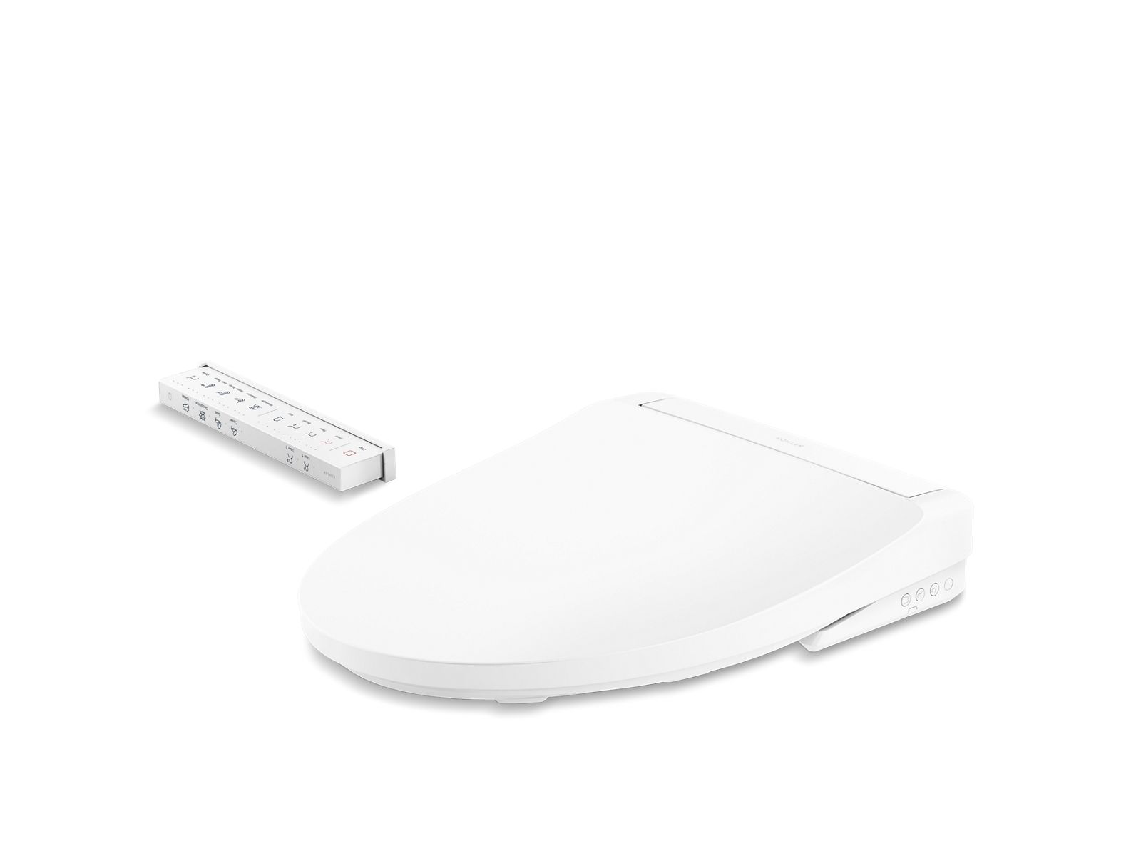 PureWash™ E910 Elongated bidet toilet seat with remote control