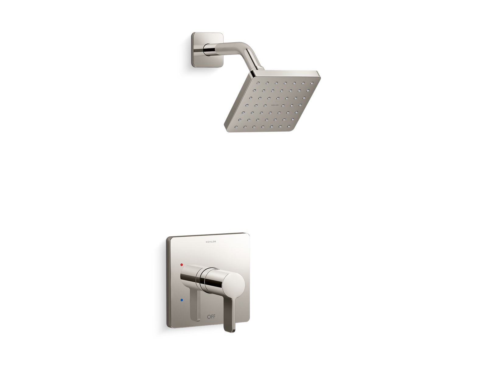 Parallel Rite-Temp shower trim kit, 2.5 gpm