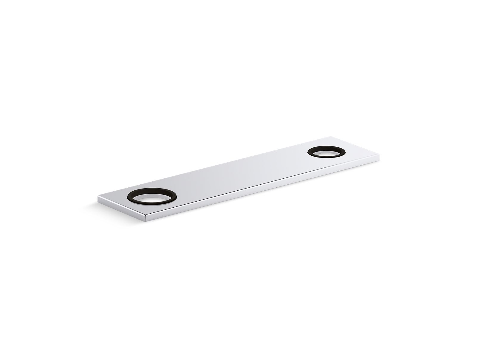 8" two-hole escutcheon plate for Insight™ and Kinesis® lavatory faucets and soap dispensers